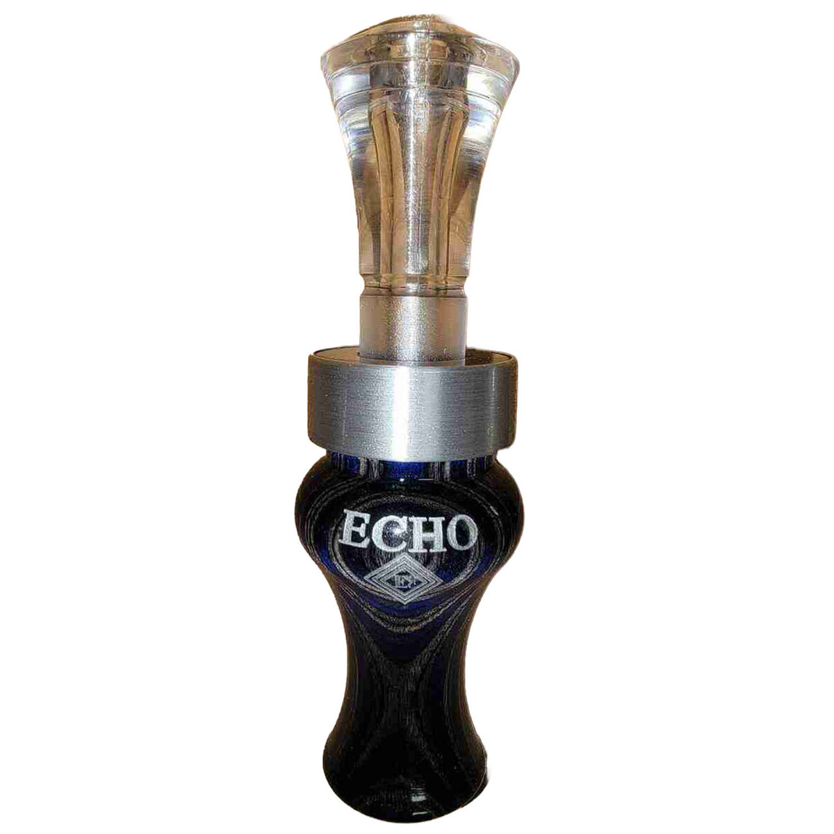 Echo Calls Diamondwood Double Reed Duck Call Image in Cobalt