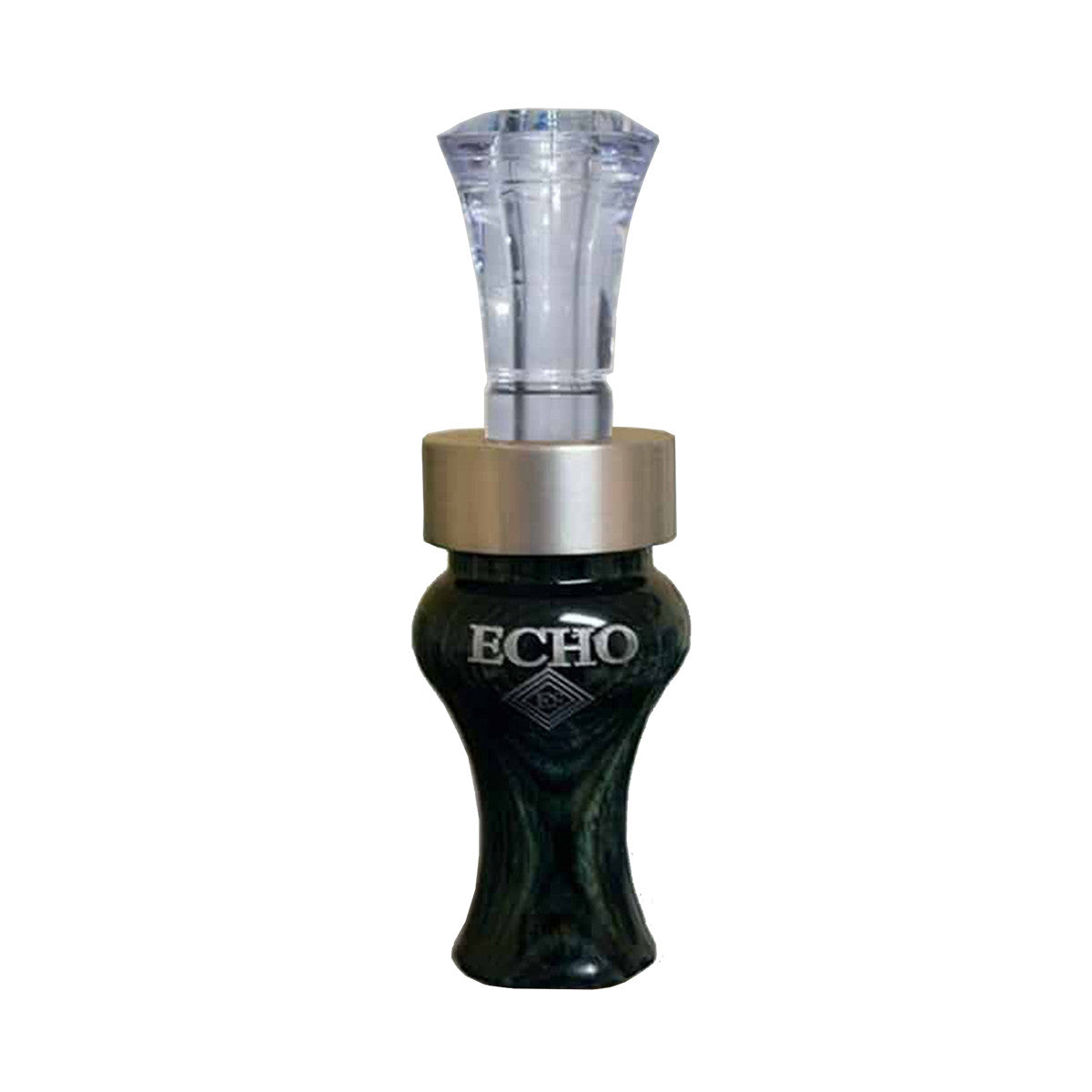 Echo Calls Diamondwood Double Reed Duck Call Image in Green Diamondwood