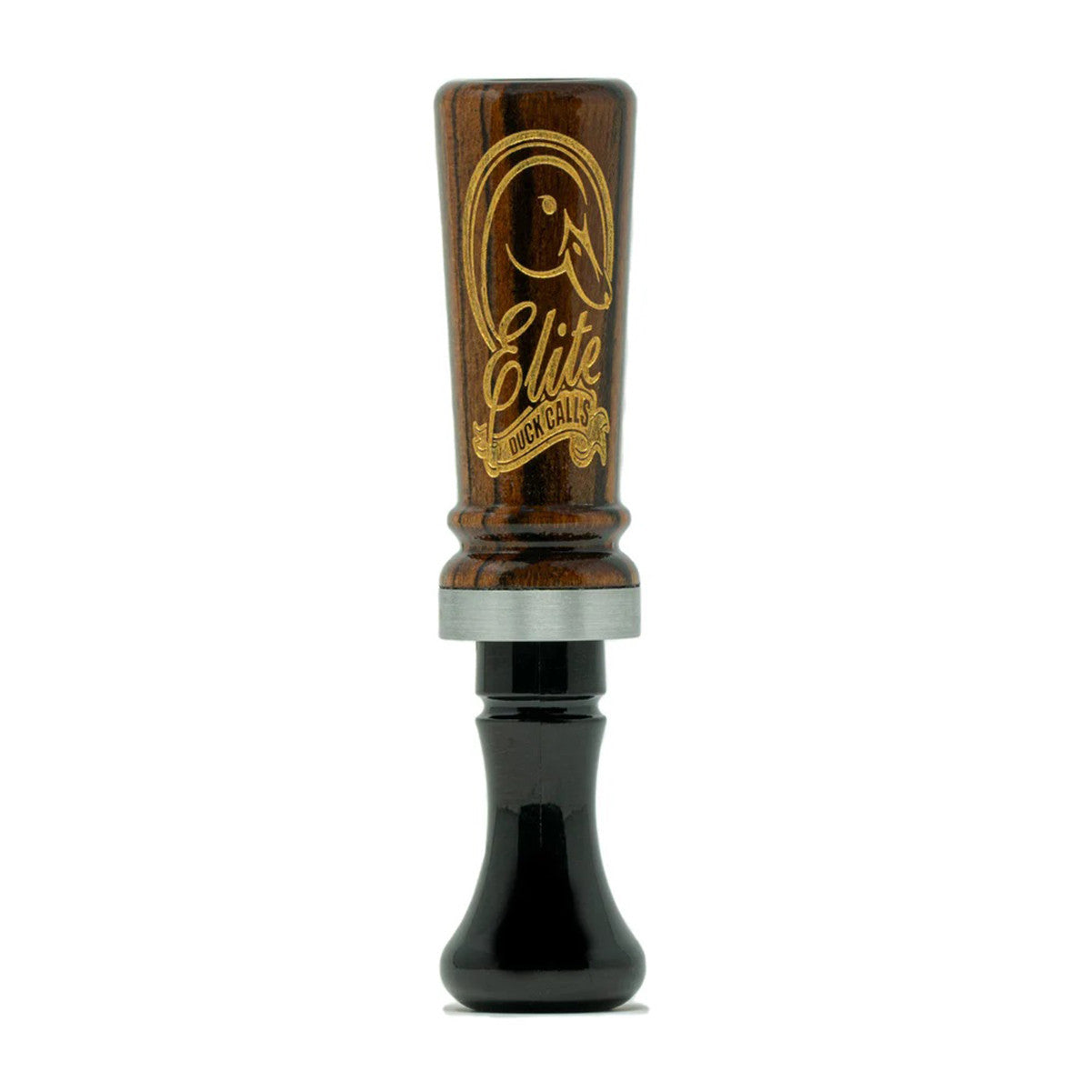 Elite Duck Calls Polycarbonate Freak Single Reed Duck Calls Image in Wood-Black