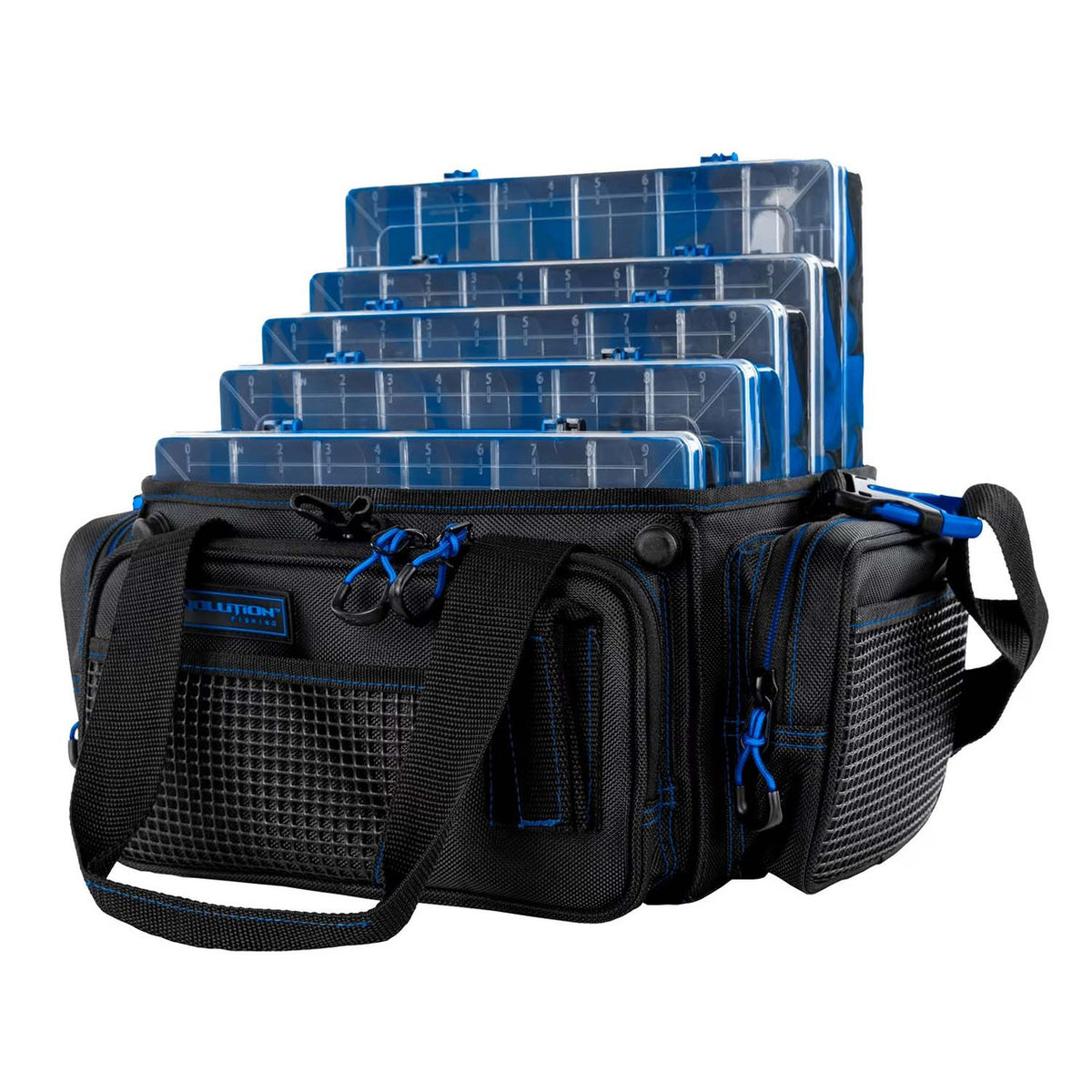 Evolution Outdoor Horizontal 3600 Drift Series Tackle Bag Image in Blue