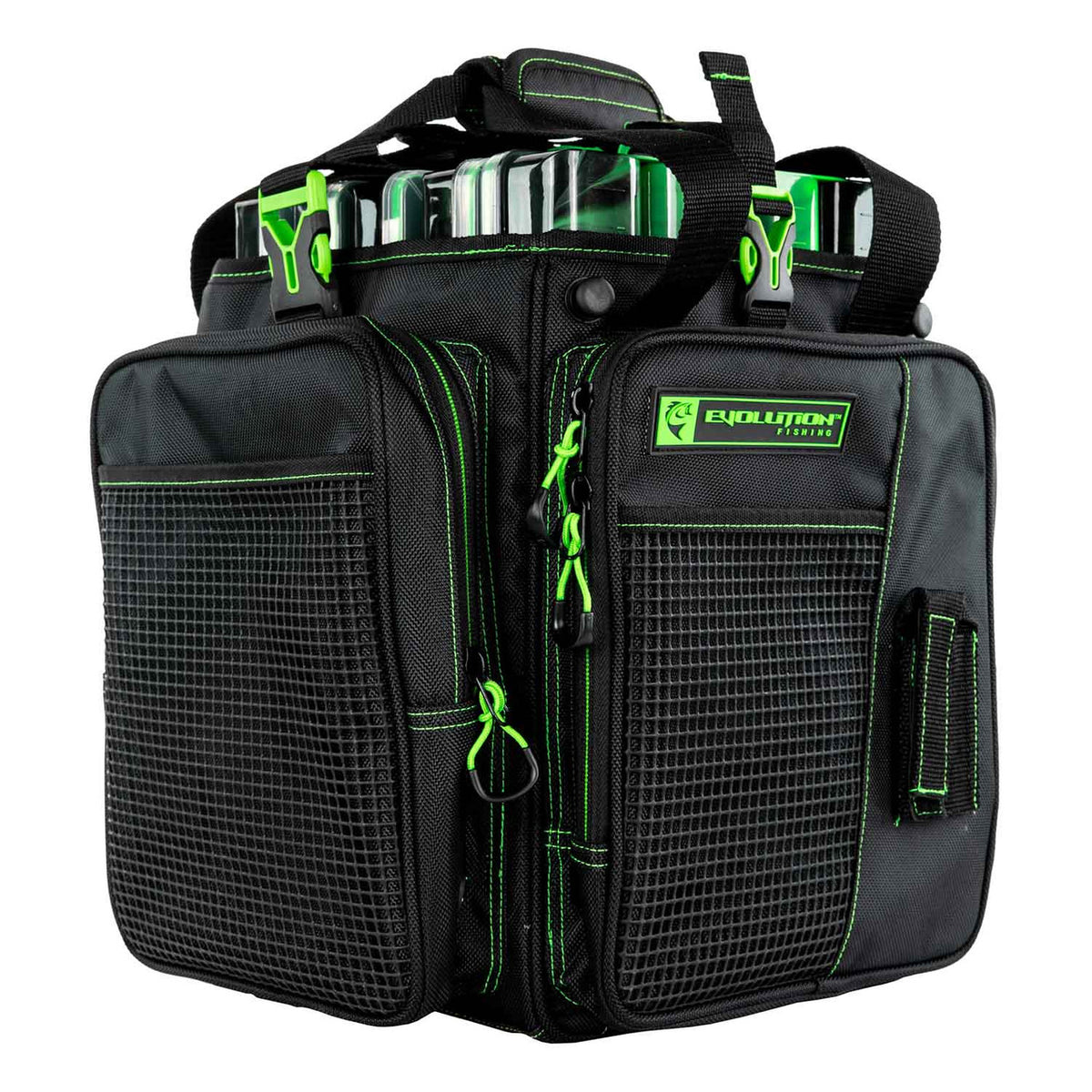 Evolution Outdoor Vertical 3700 Drift Series Tackle Bag Front Angled Image