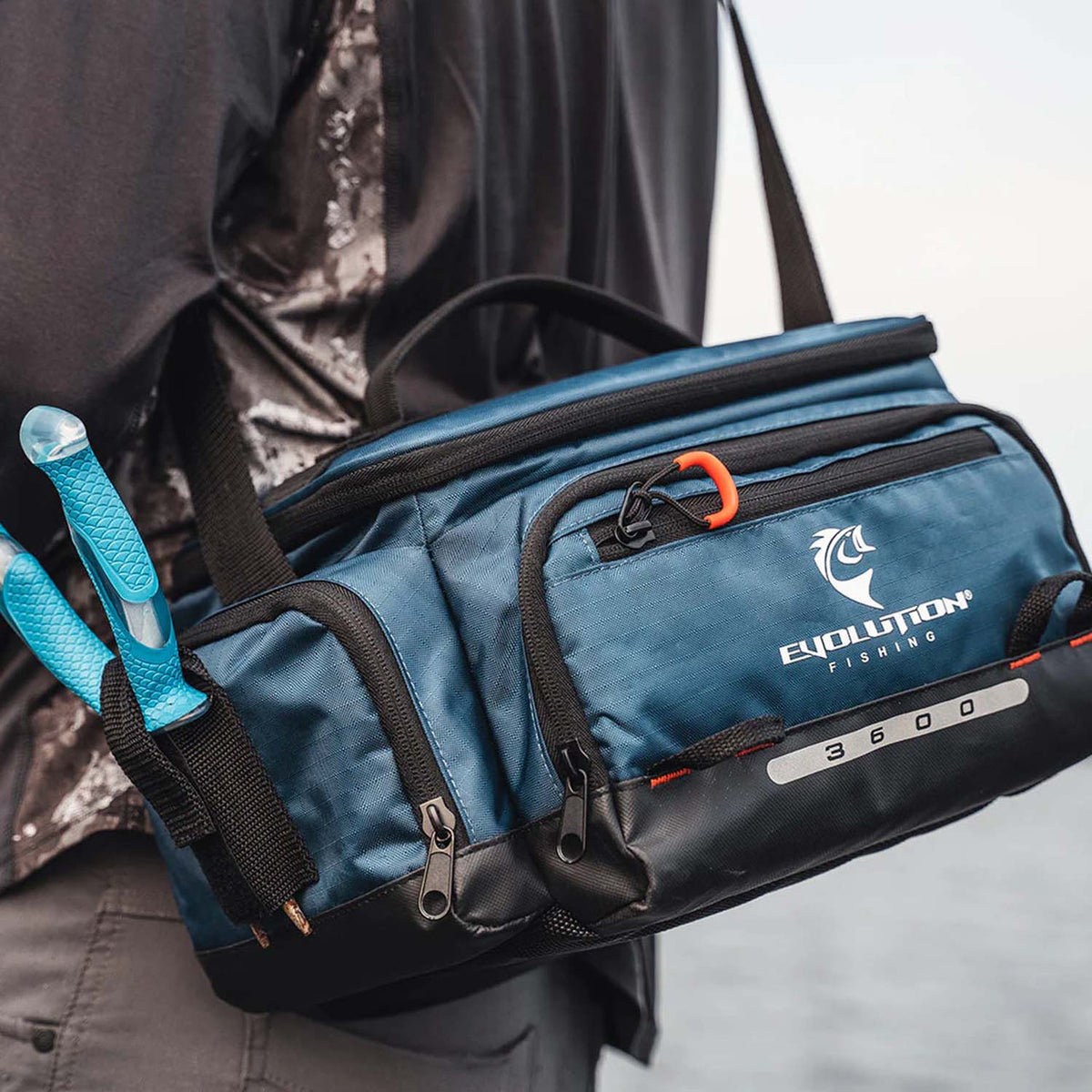 Evolution Outdoor Smallmouth Tackle Bag Lifestyle Image