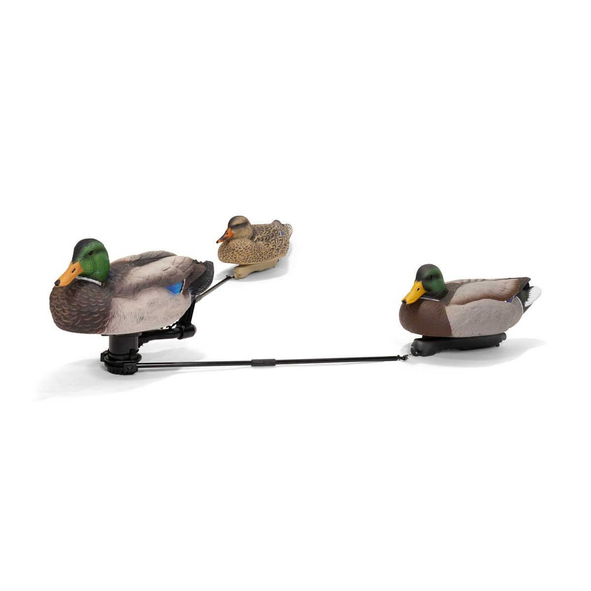 Lucky Duck Swimmer 2.0 Max Motion Decoy & FA Drake & Hen Bundle