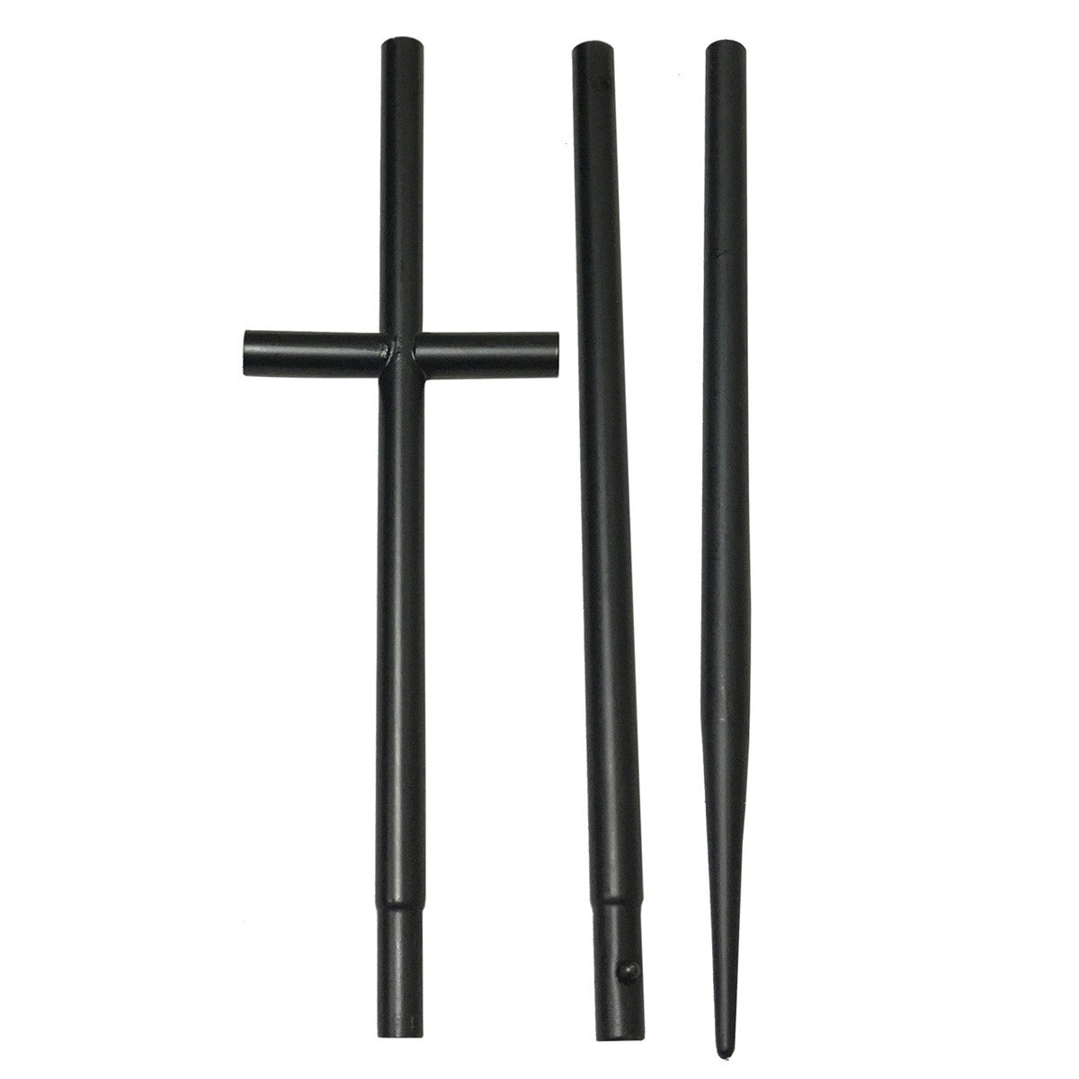 3 Piece Round Stake with T-Bar