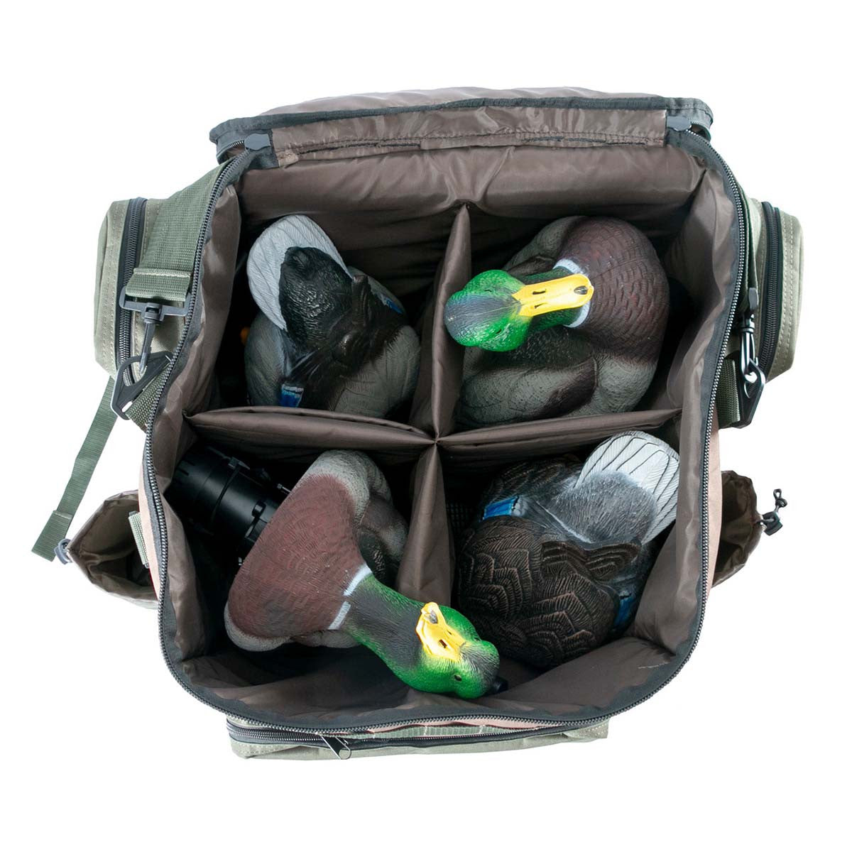 Lucky Duck 4 Slot Motion Bag - Khaki