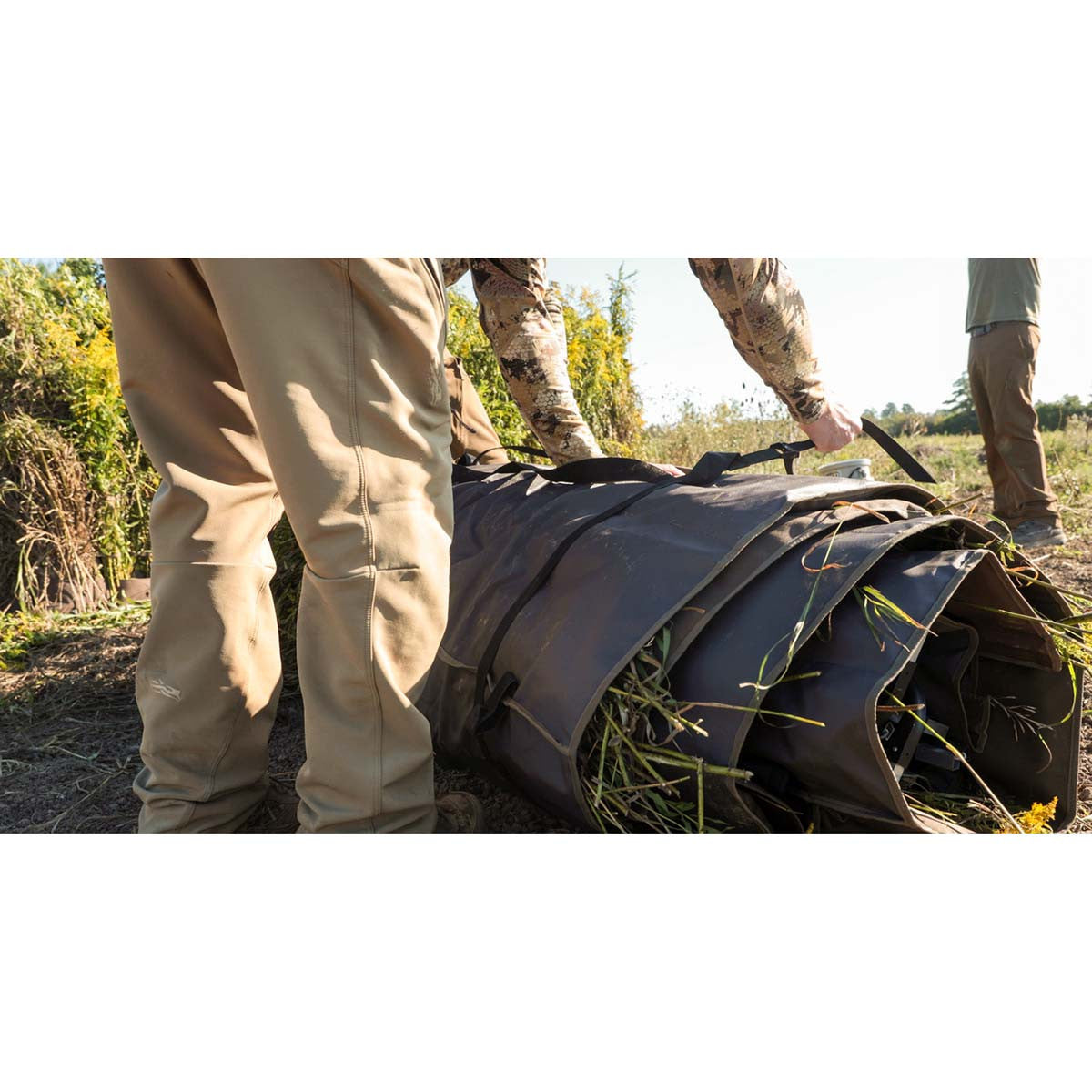 Lucky Duck 2x4 Hunting Blind Rolled Up Image
