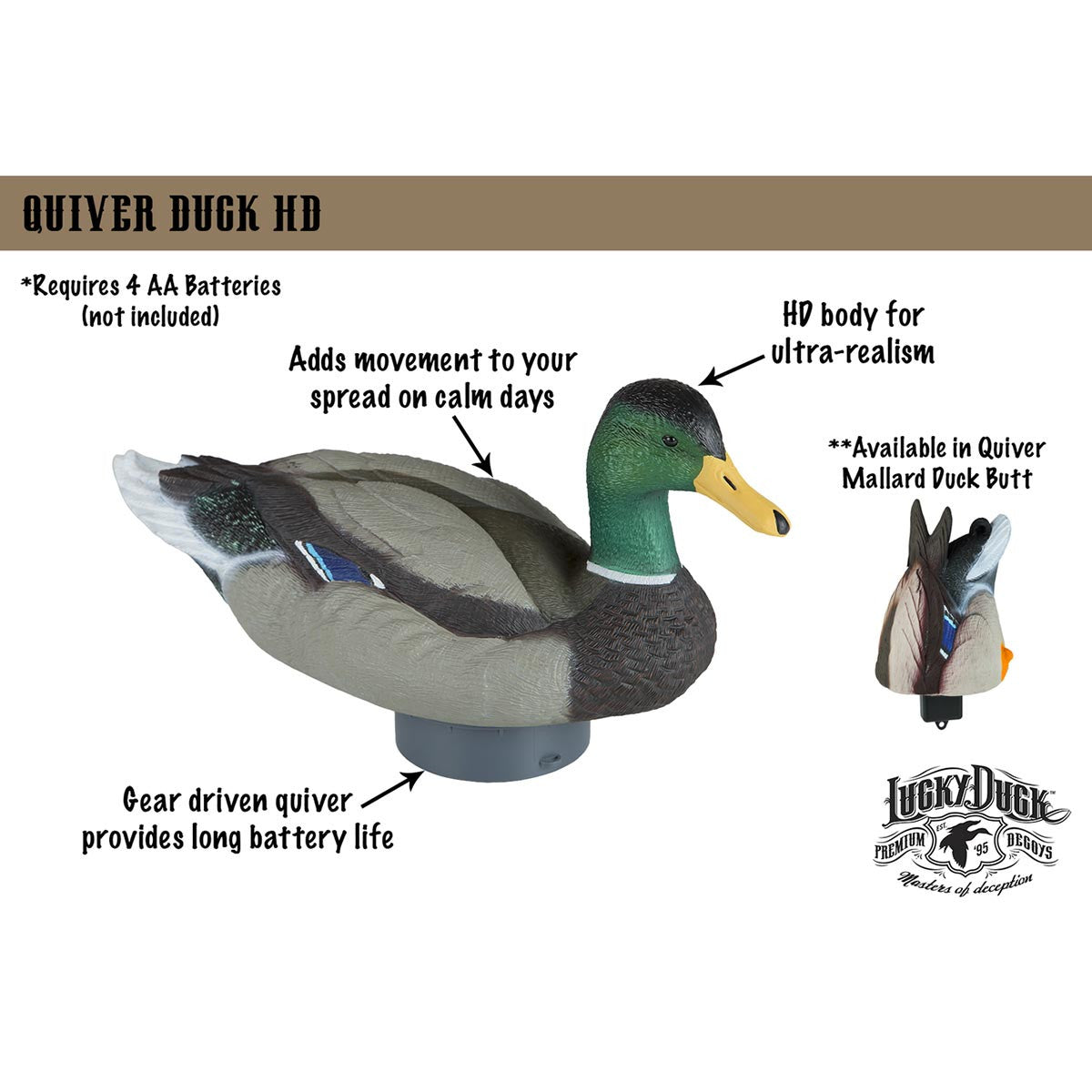 Quiver Duck HD Decoy