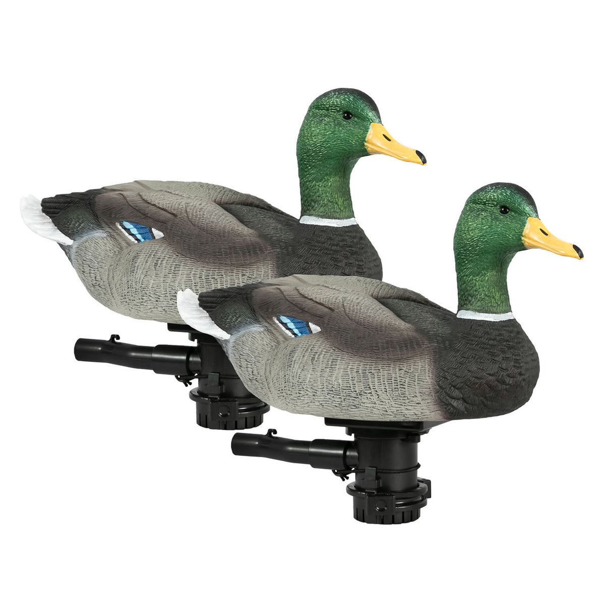 image of Lucky Duck HDi Super Swimmer 2.0 Mallard Duck Decoy Twin Pack.