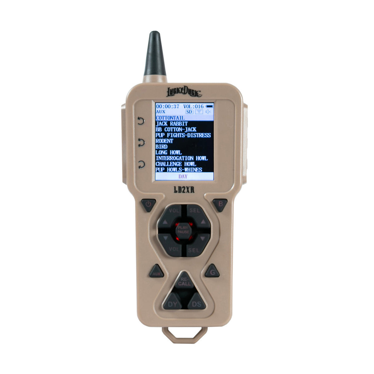 Lucky Duck The Revolt 2.0 Predator Call black and white options remote image