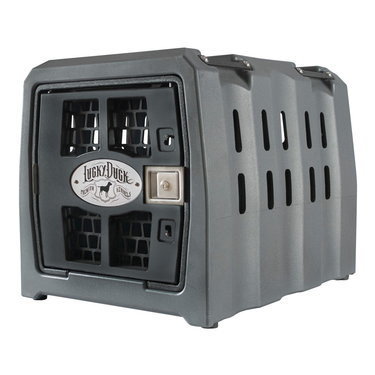 Lucky Duck Lucky Kennel, Medium/Gray Front Image