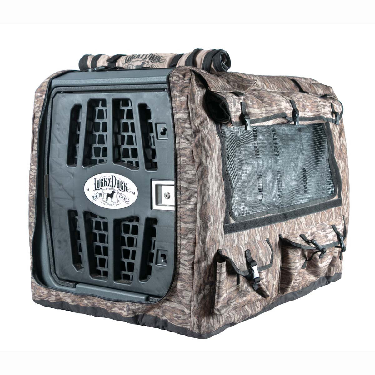 Lucky Duck Kennel Cover Intermediate - Mossy Oak Bottomland Image