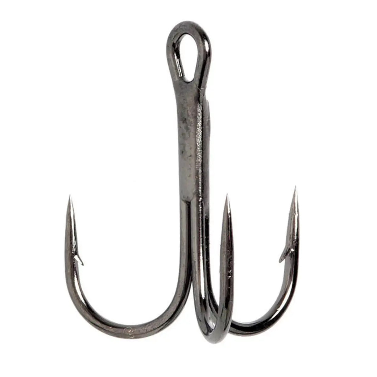 Image of the Eagle Claw Lazer 4X Treble Short Shank Round Bend Hook.