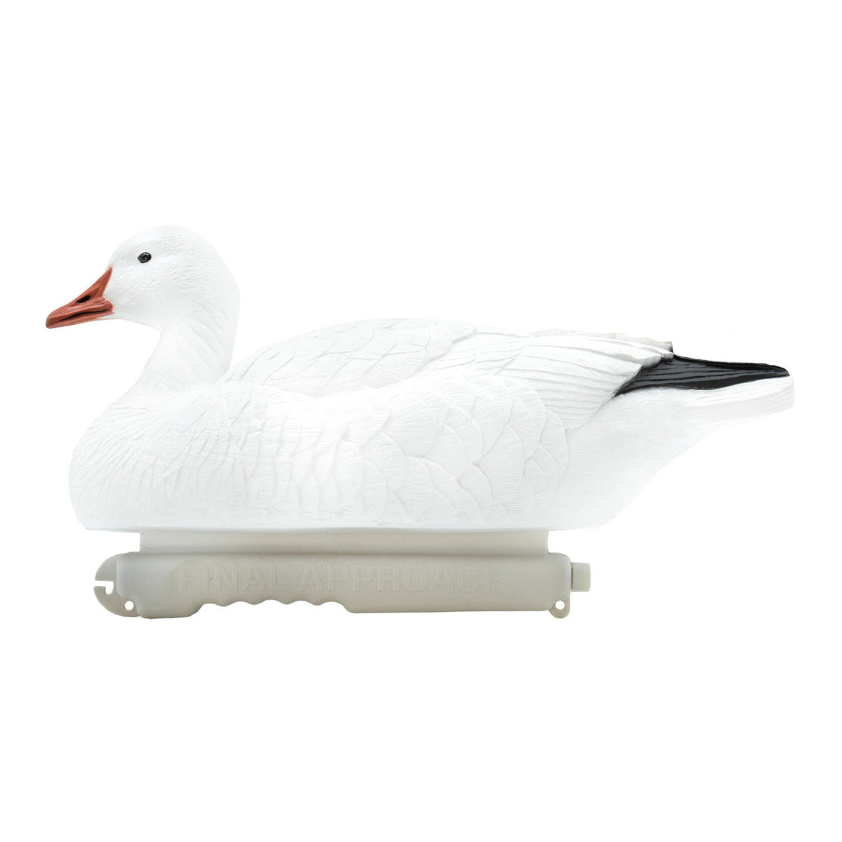 Final Approach Last Pass Floating Snow Goose Decoy flipped image