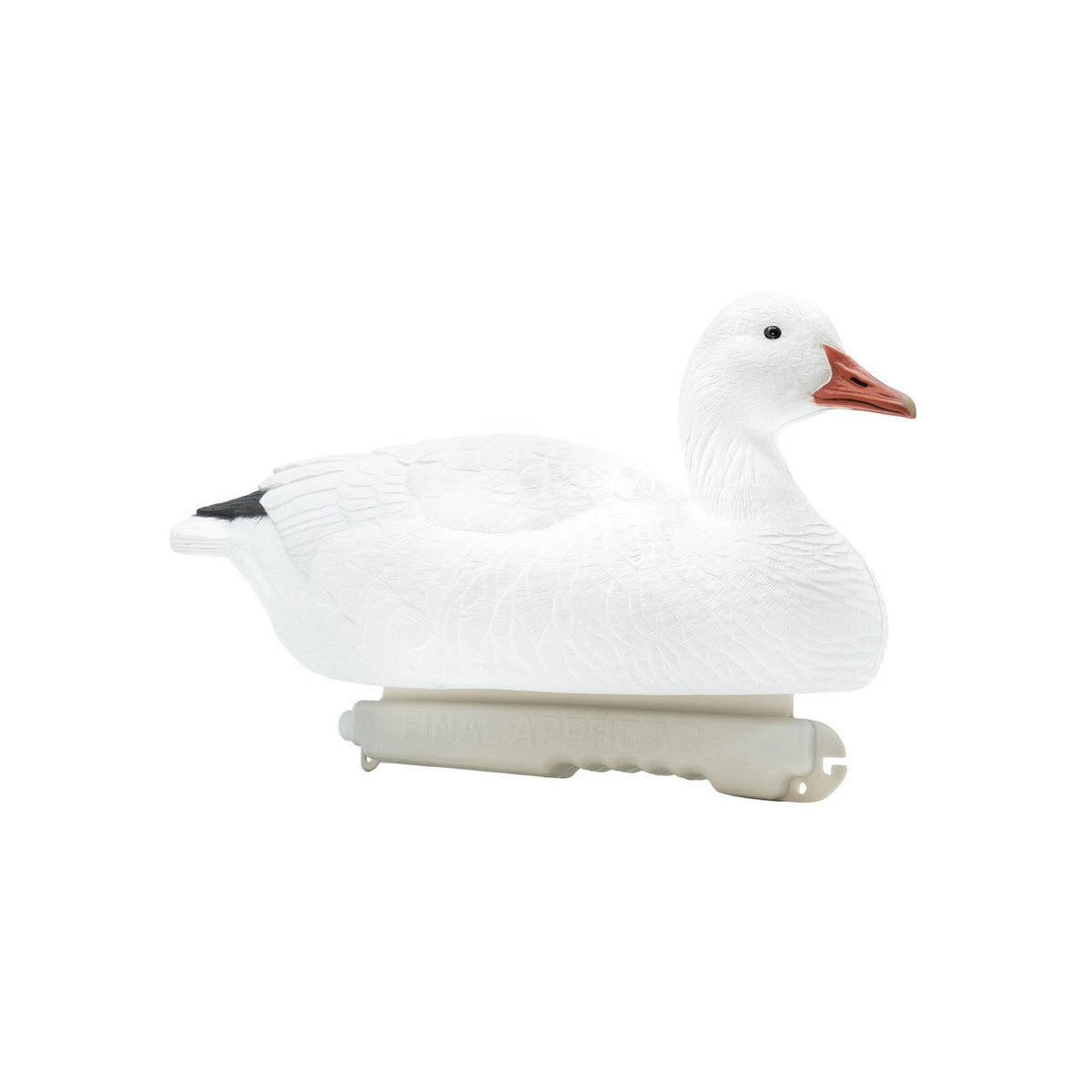 Final Approach Last Pass Floating Snow Goose Decoy tilted image