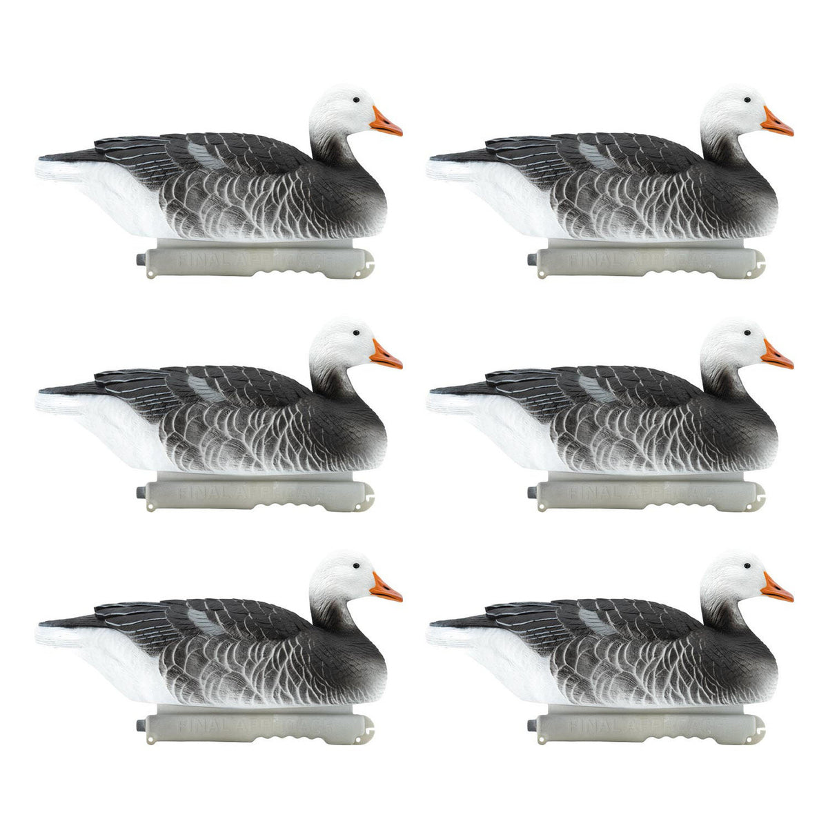 Final Approach Last Pass Floater Blue Goose Decoys 6 Pack Image