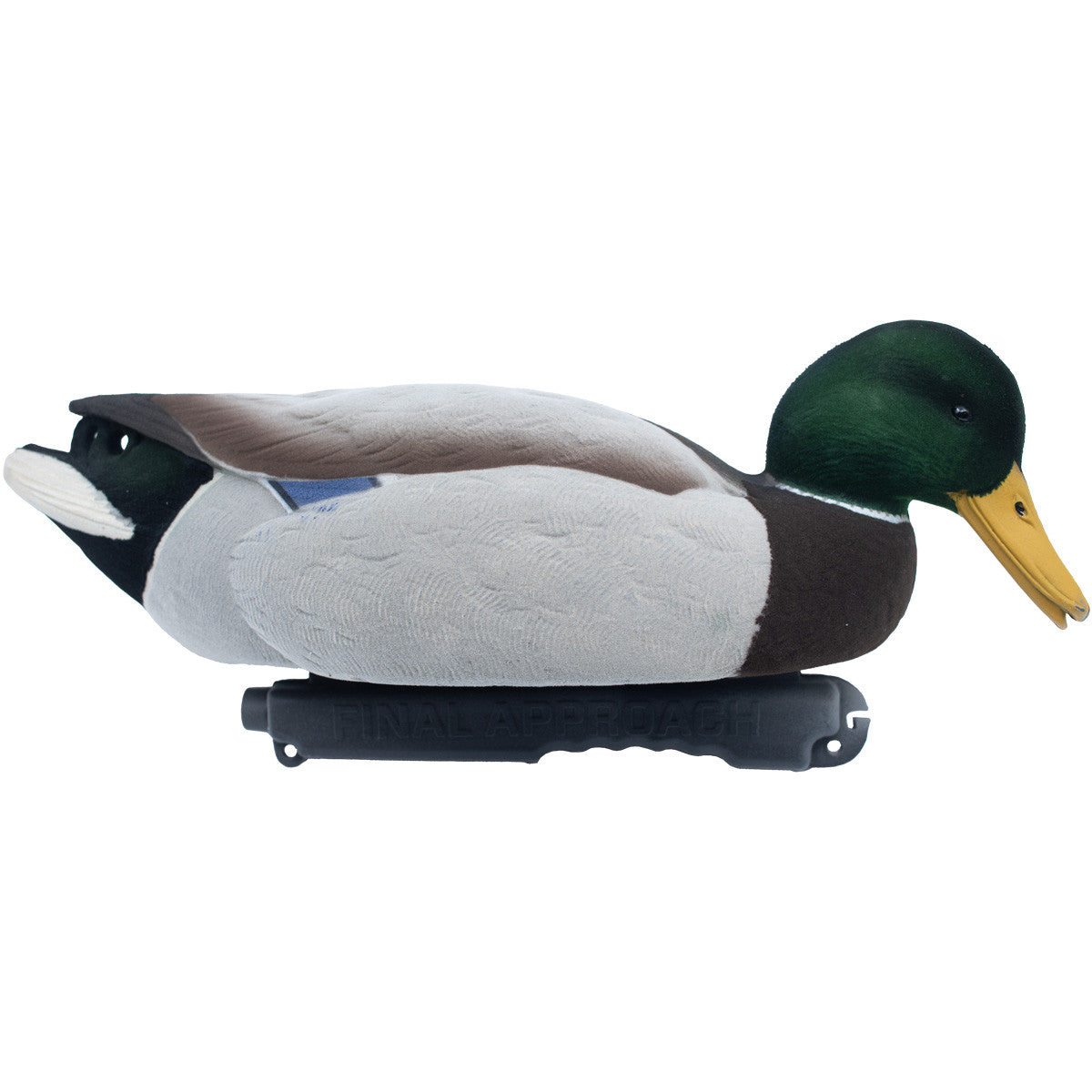 Final Approach LIVE Fully Flocked Mallard Floater Duck Decoys with 12-Slot Decoy Bag Image