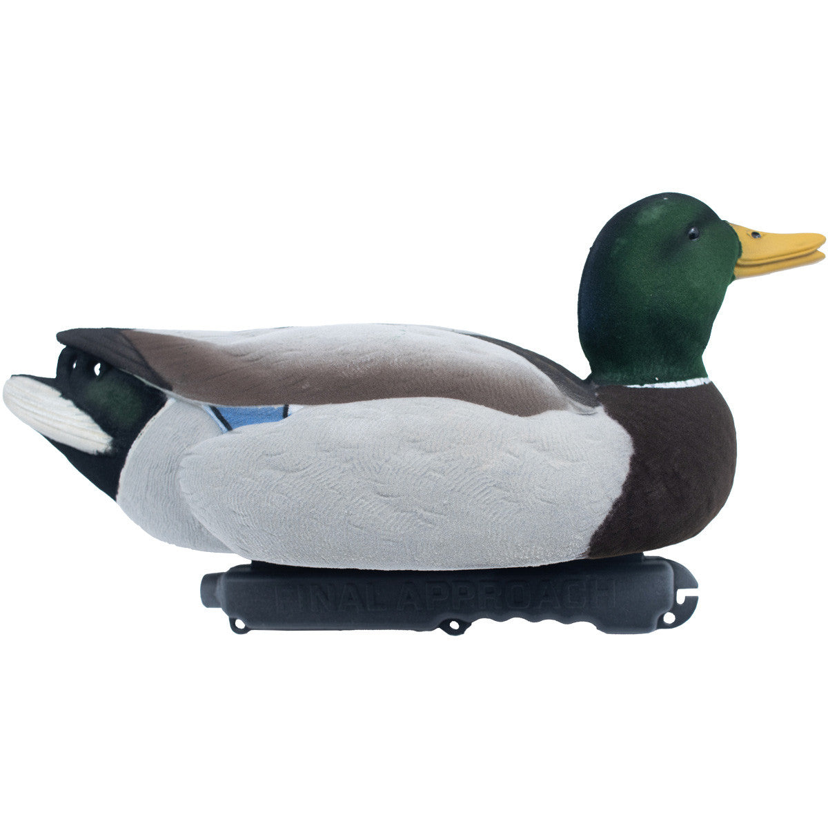 Final Approach LIVE Fully Flocked Mallard Floater Duck Decoys with 12-Slot Decoy Bag Image