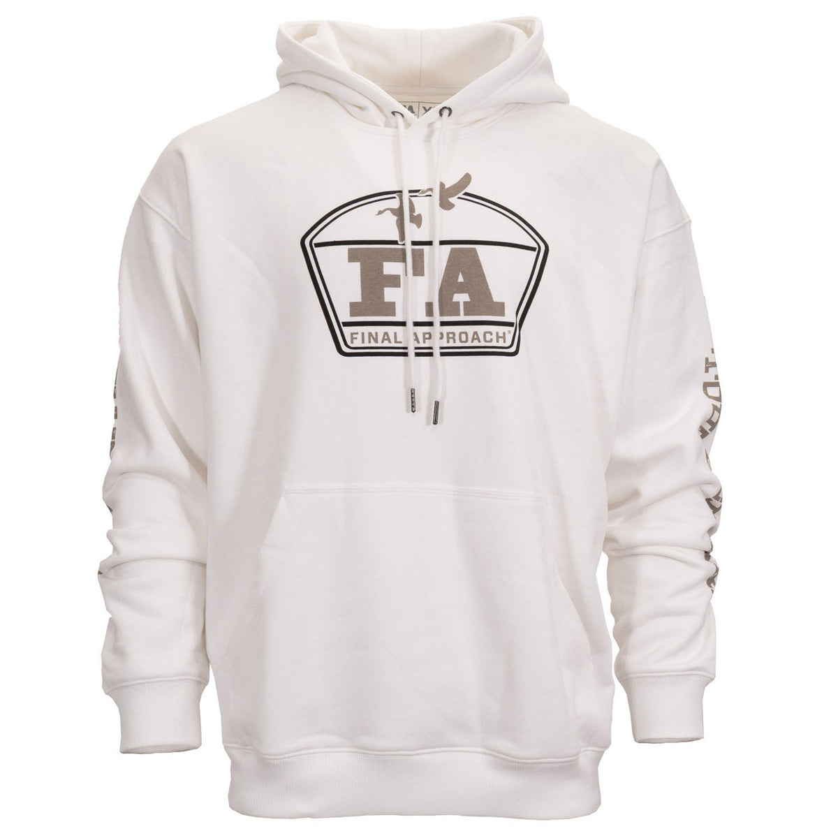 Final Approach Tough Conditions Tougher Gear Hoodie image in White