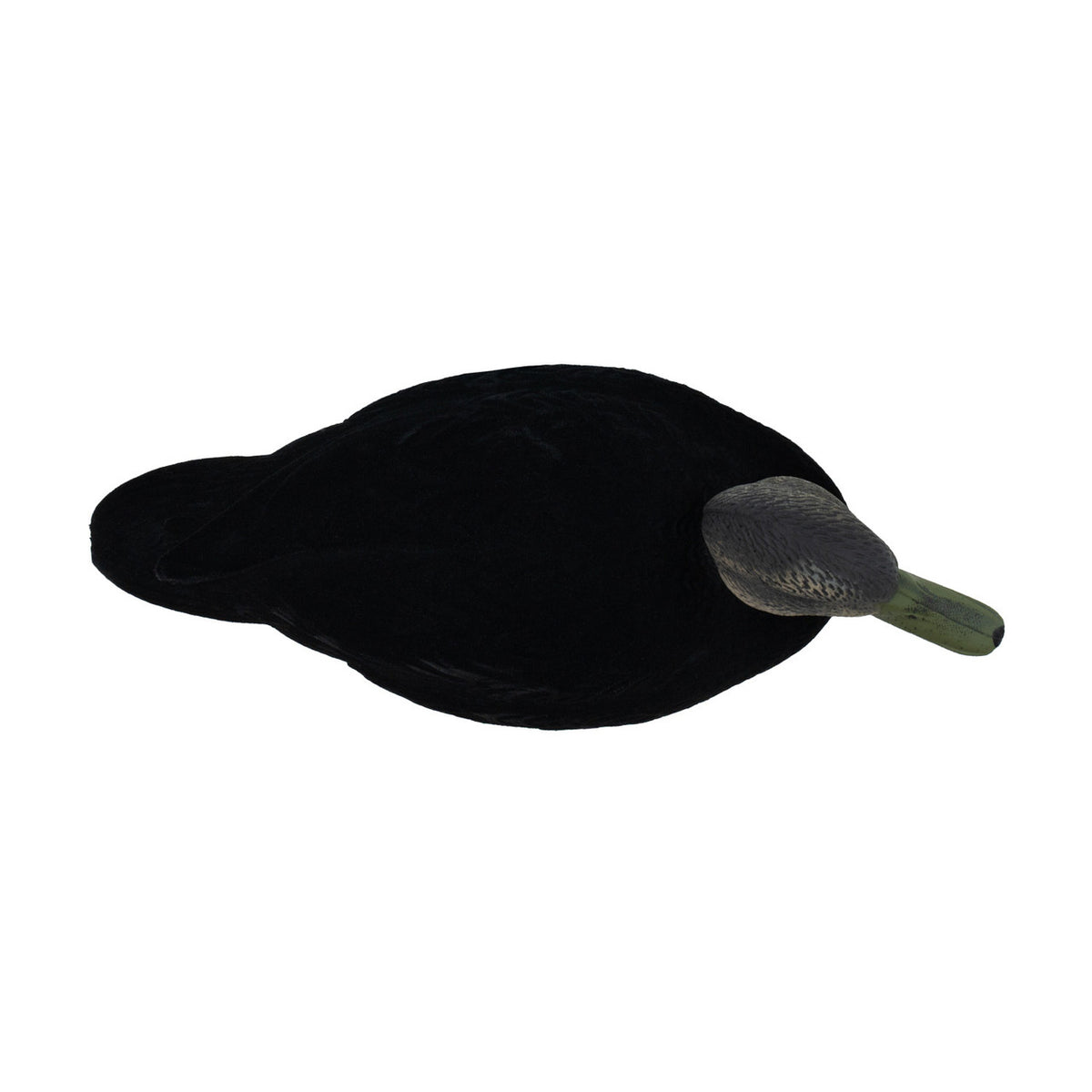 Final Approach Live Flocked Black Duck Decoy top image