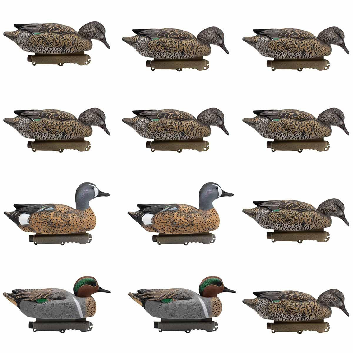 HD Early Season Teal Floater Duck Decoys - 12 Pack