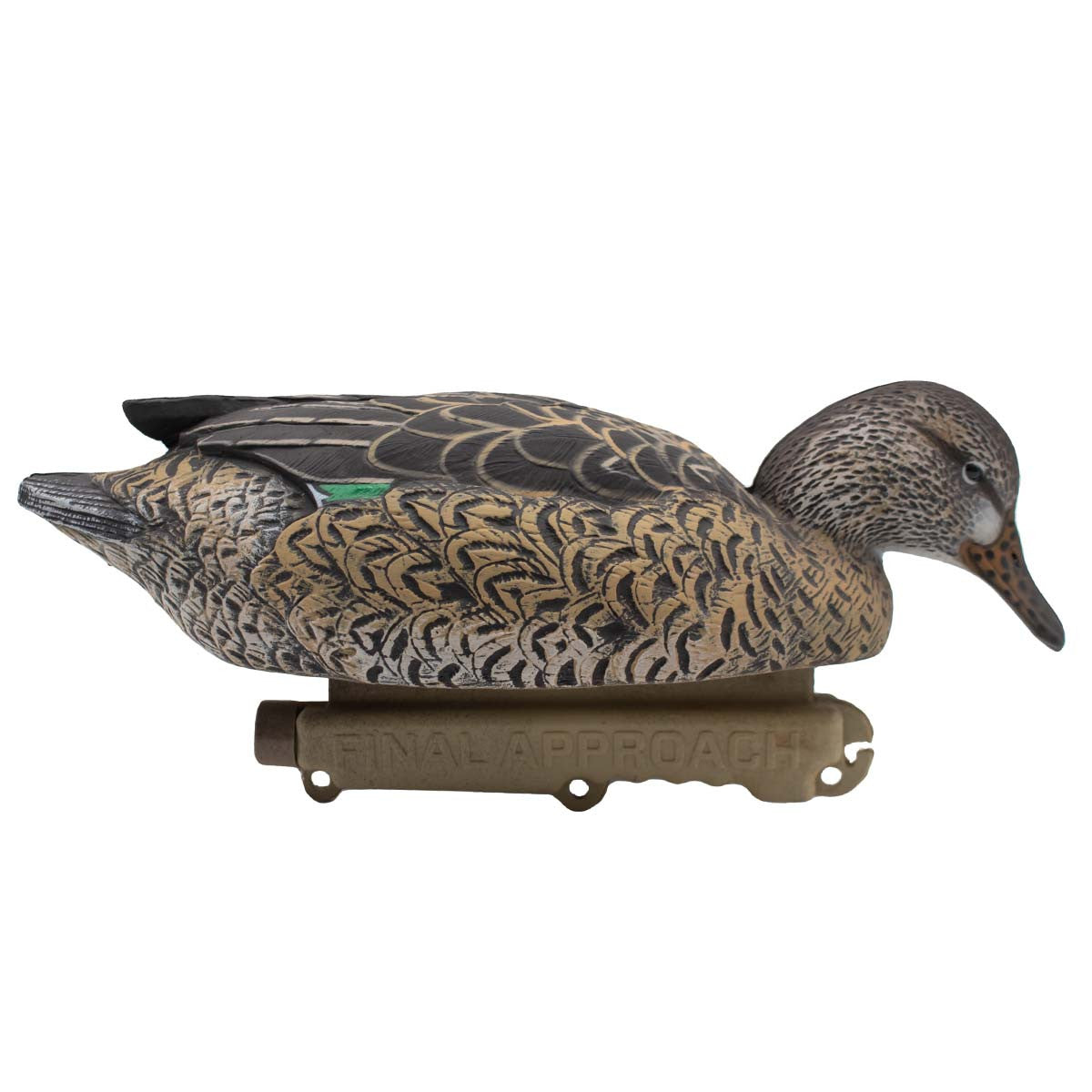 Final Approach HD Cinnamon Teal Floaters Decoys Left Side Feeding Hen Image
