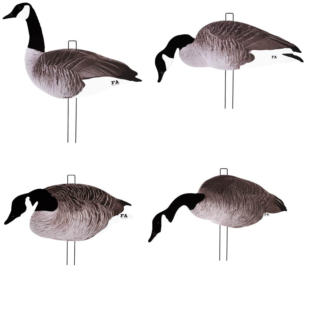 Last Pass Canada Goose Silhouette Decoys , 12 Pack Series 3