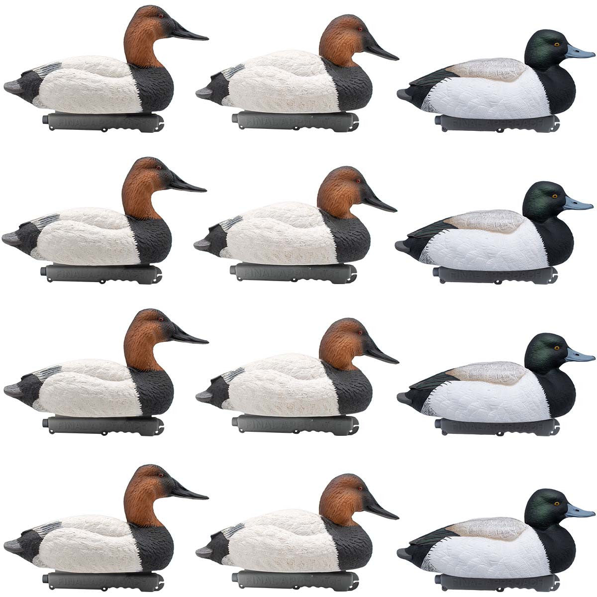 Final Approach LIVE Foam Filled Drake Diver Duck Decoys Image