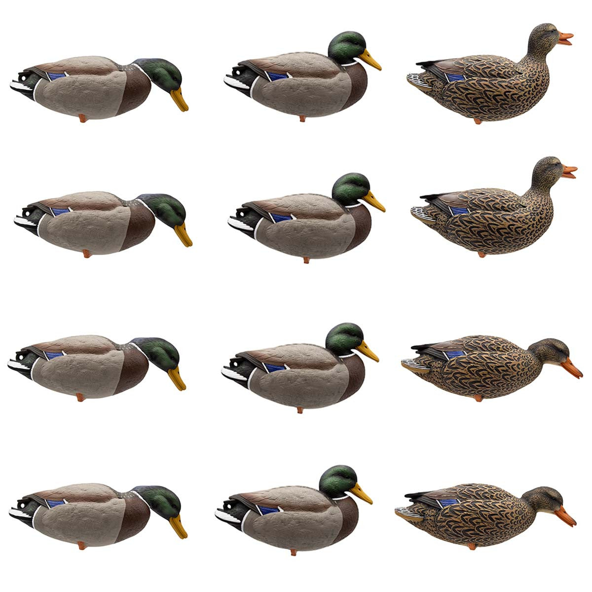 Final Approach HD Full Body Mallard Decoys 12 Pack Image