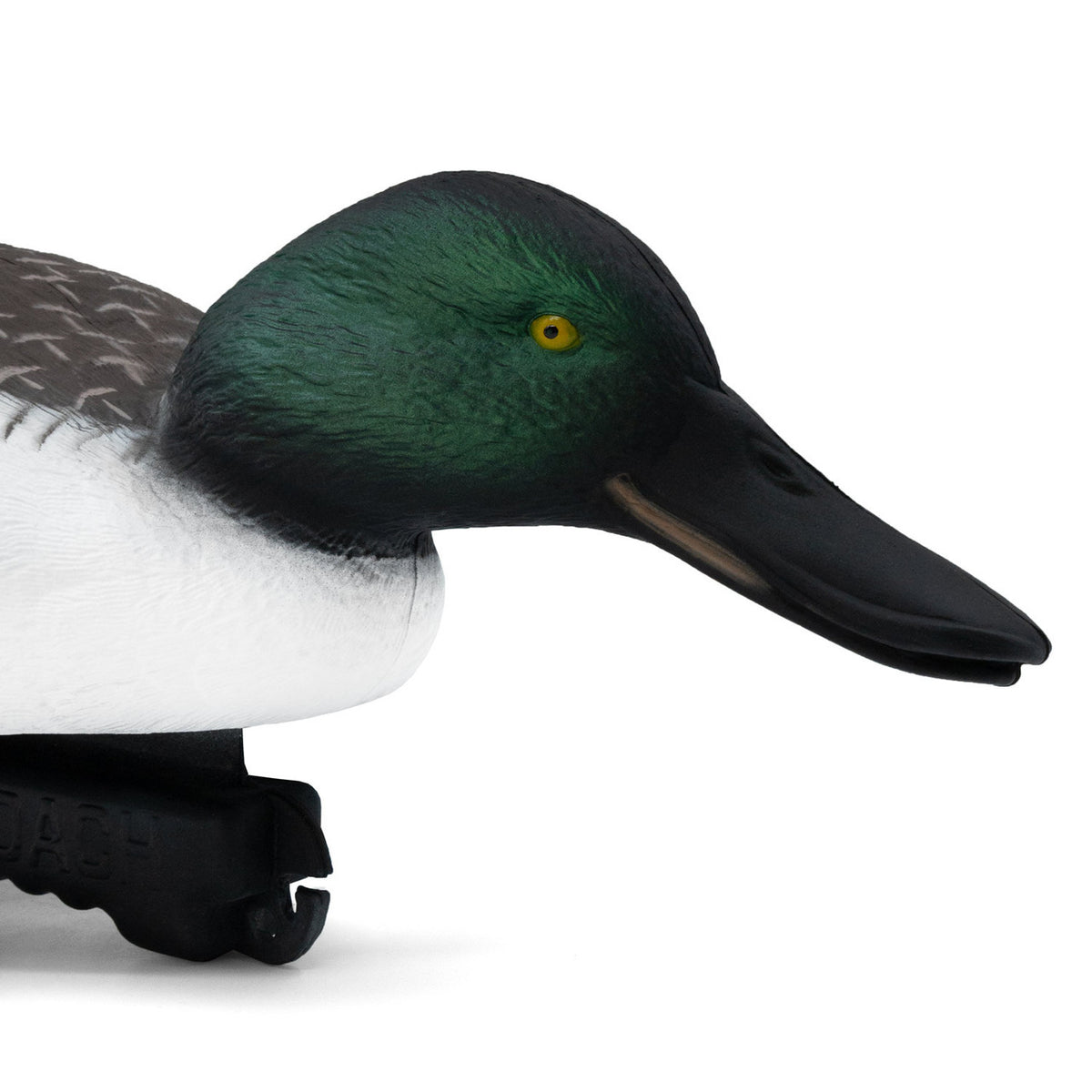 Final Approach HD Northern Shoveler Floating Duck Decoy close up head down image
