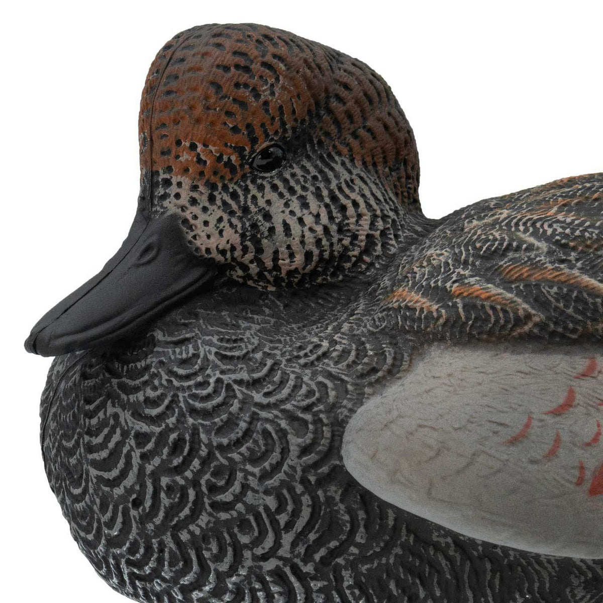 Final Approach HD Gadwall Floating Duck Decoy close up head tucked image