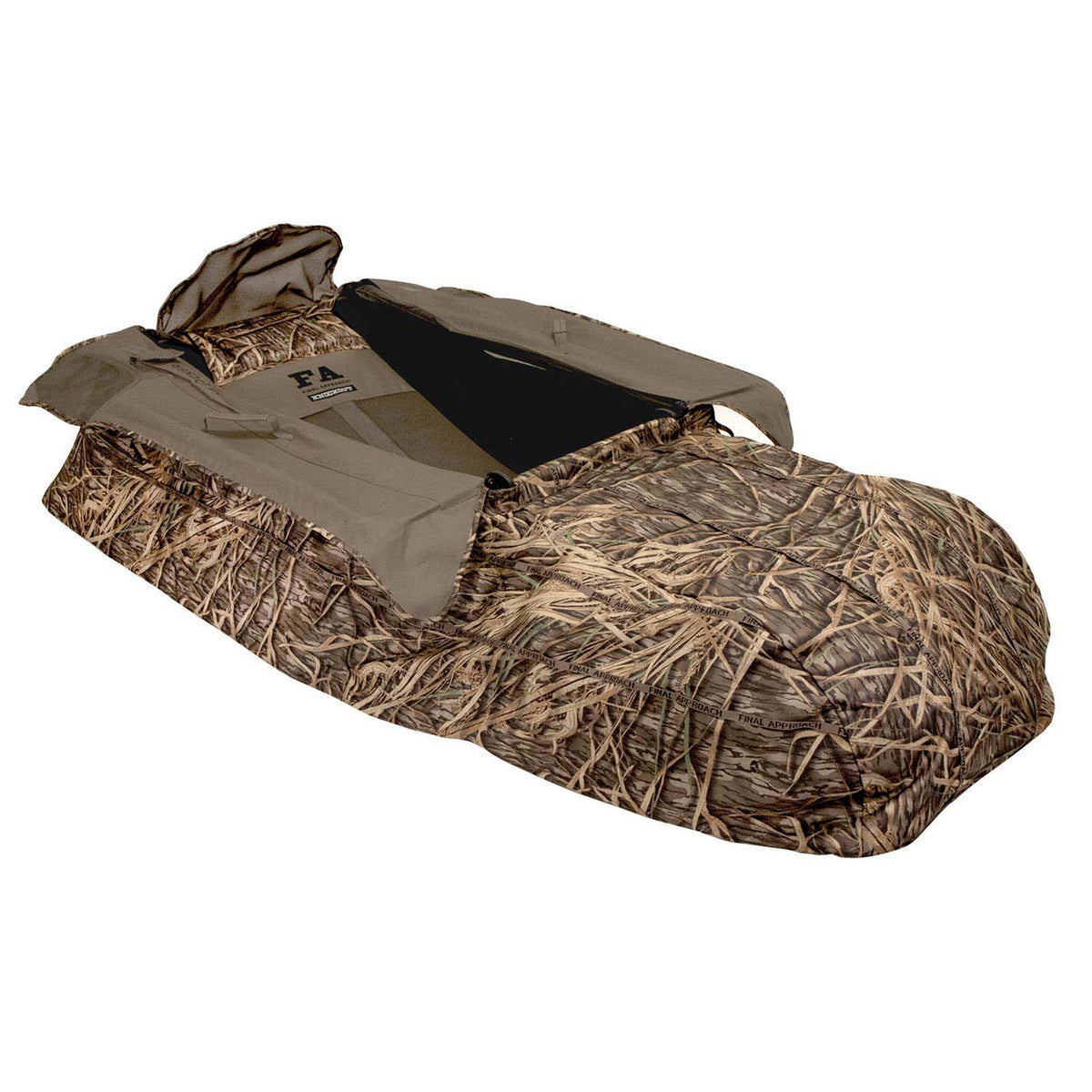Final Approach Knockout Layout Blind image in Mossy Oak Original Shadowgrass