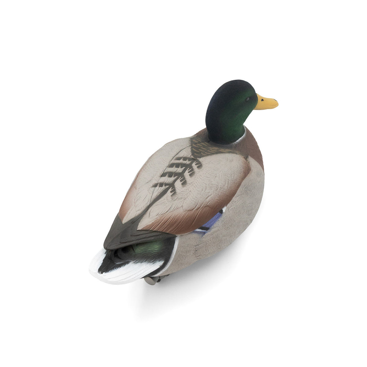 Tilted away image of the Final Approach HD Mallard Floaters With Flocked Drake Heads.