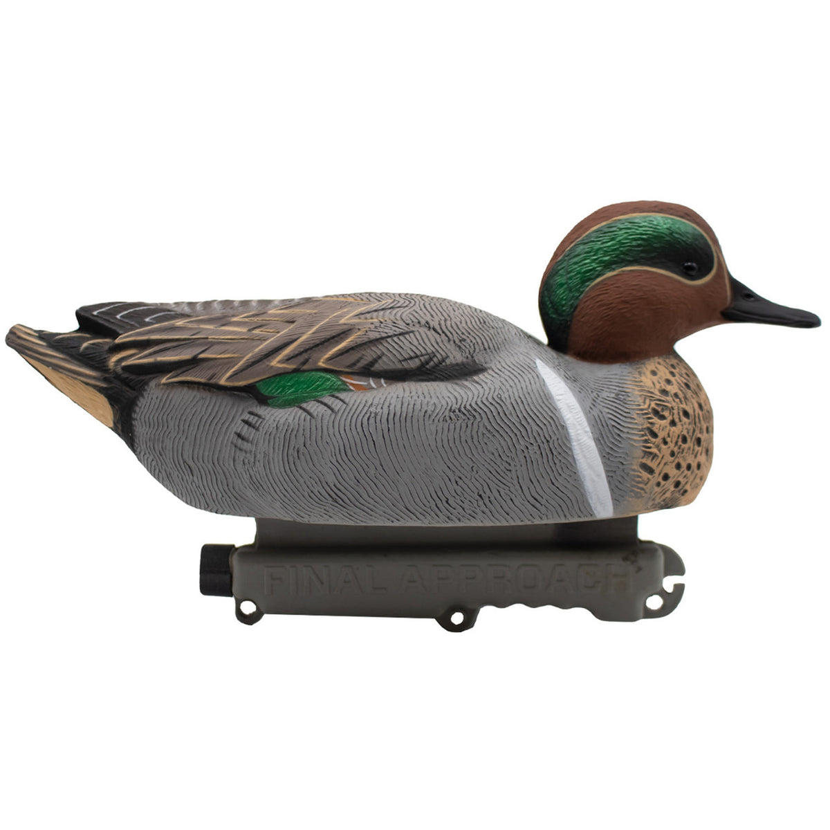 Drake side Image of Final Approach HD Greenwing Teal Floater.