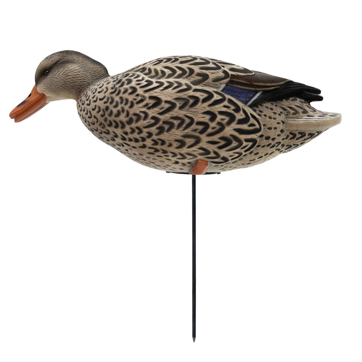 Left Side Hen Image of the HD Full-Body Fully Flocked Mallard Duck Decoys.