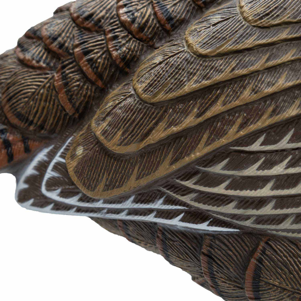 Final Approach Live Feeder Hen Turkey Decoy Feather Detailing Image