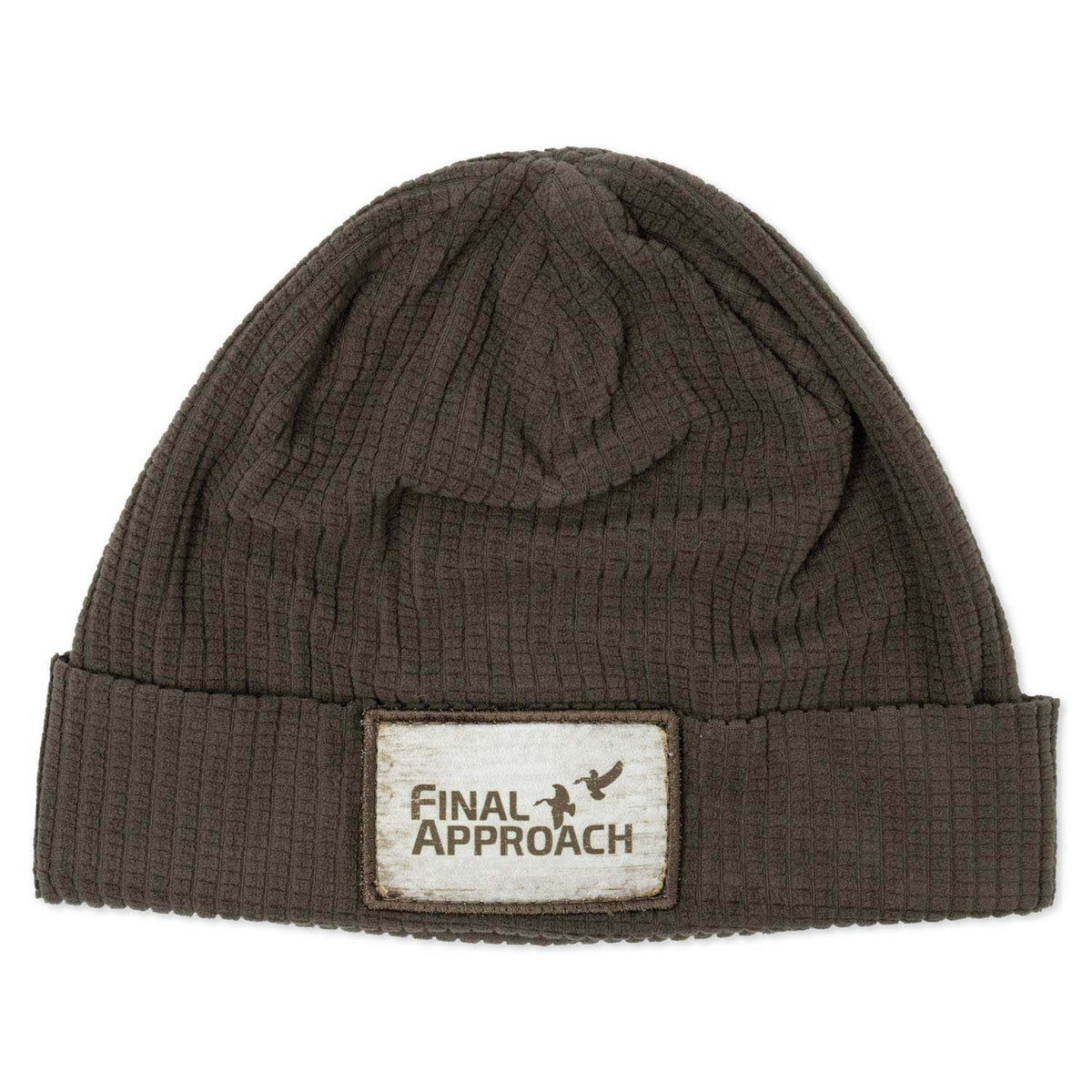 Final Approach Gridded Beanie - Brown front image