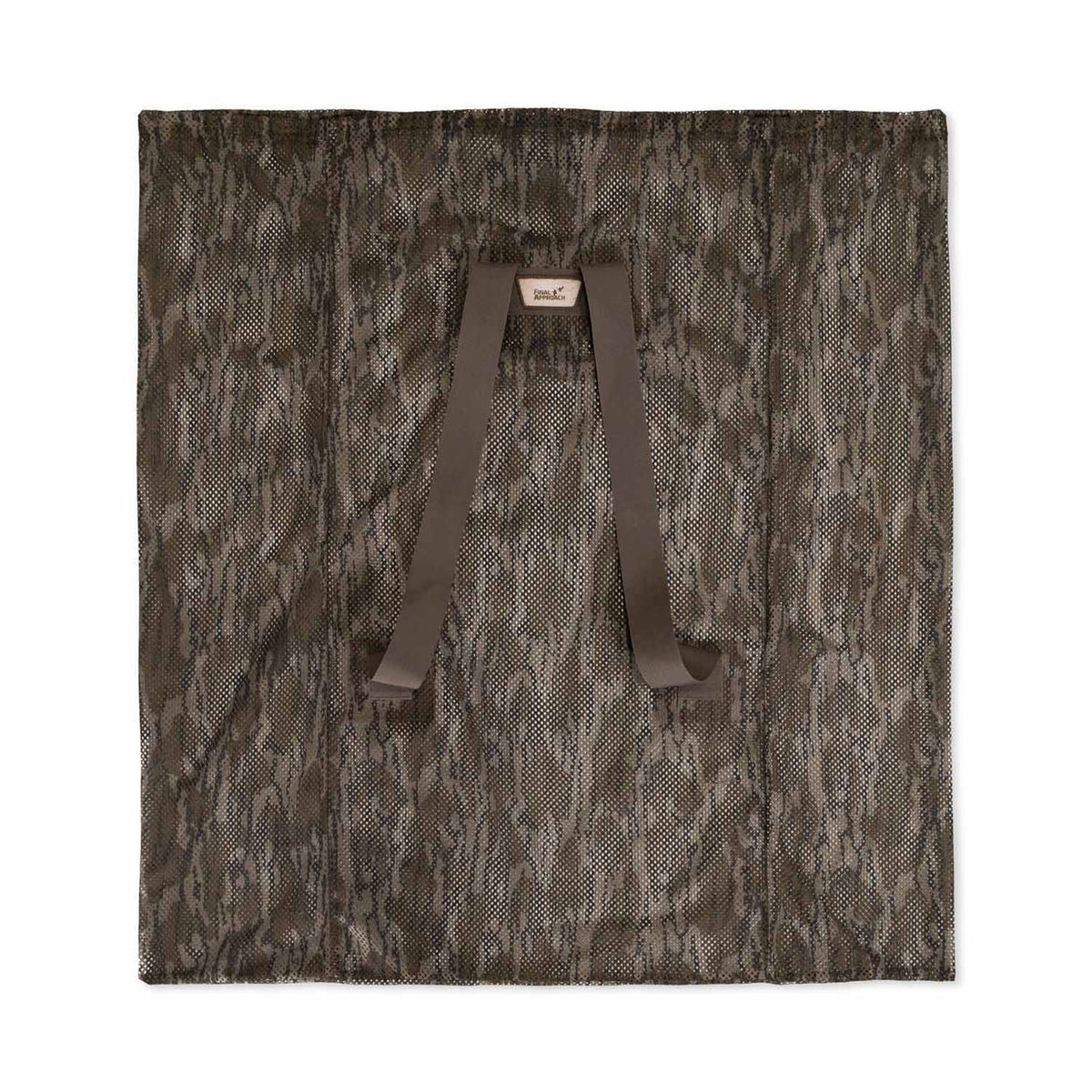 Front image of the Final Approach Last Pass XL Camo Mesh Decoy Bag.