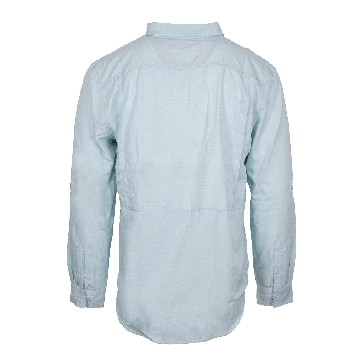 Fast Strike Long Sleeve Ripstop Button-Down Shirt Back Image