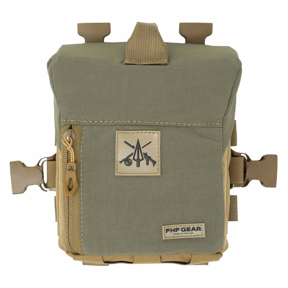 FHF FOB Bino Harness image in Ranger Green