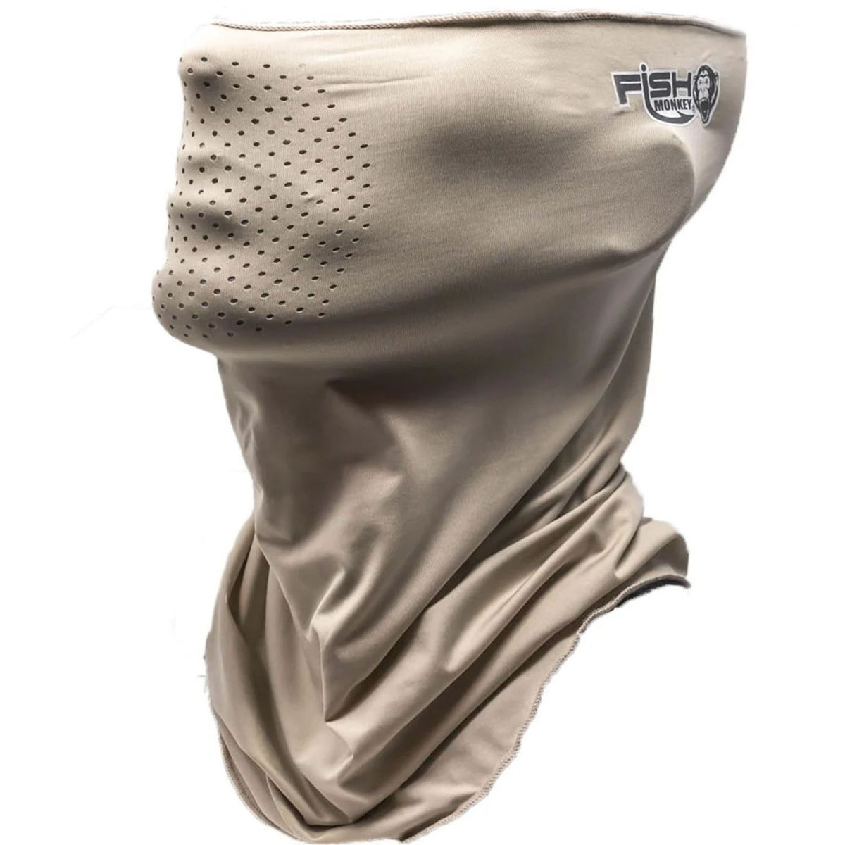 Image of the Fish Monkey Performance Face Guard in Light Grey.