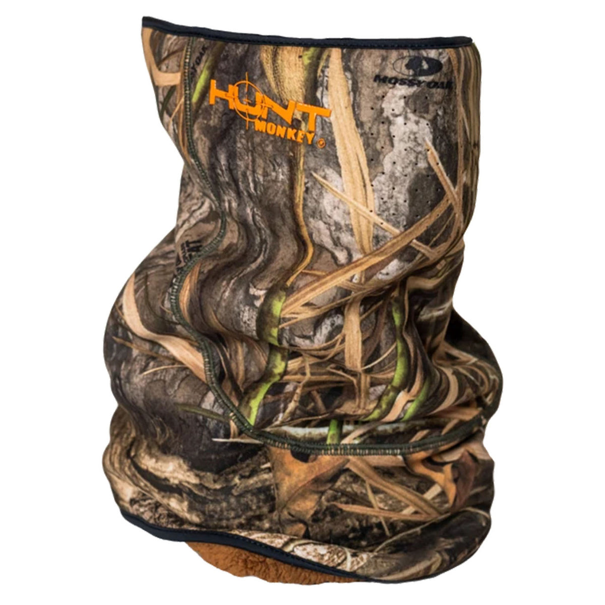 Hunt Monkey Conceal Sherpa Neck and Face Guard Image in Mossy Oak Shadowgrass