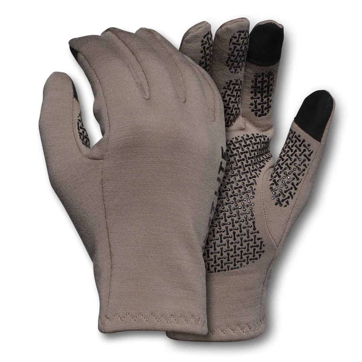 First Lite Rugged Wool Fleece Glove image in WALNUT