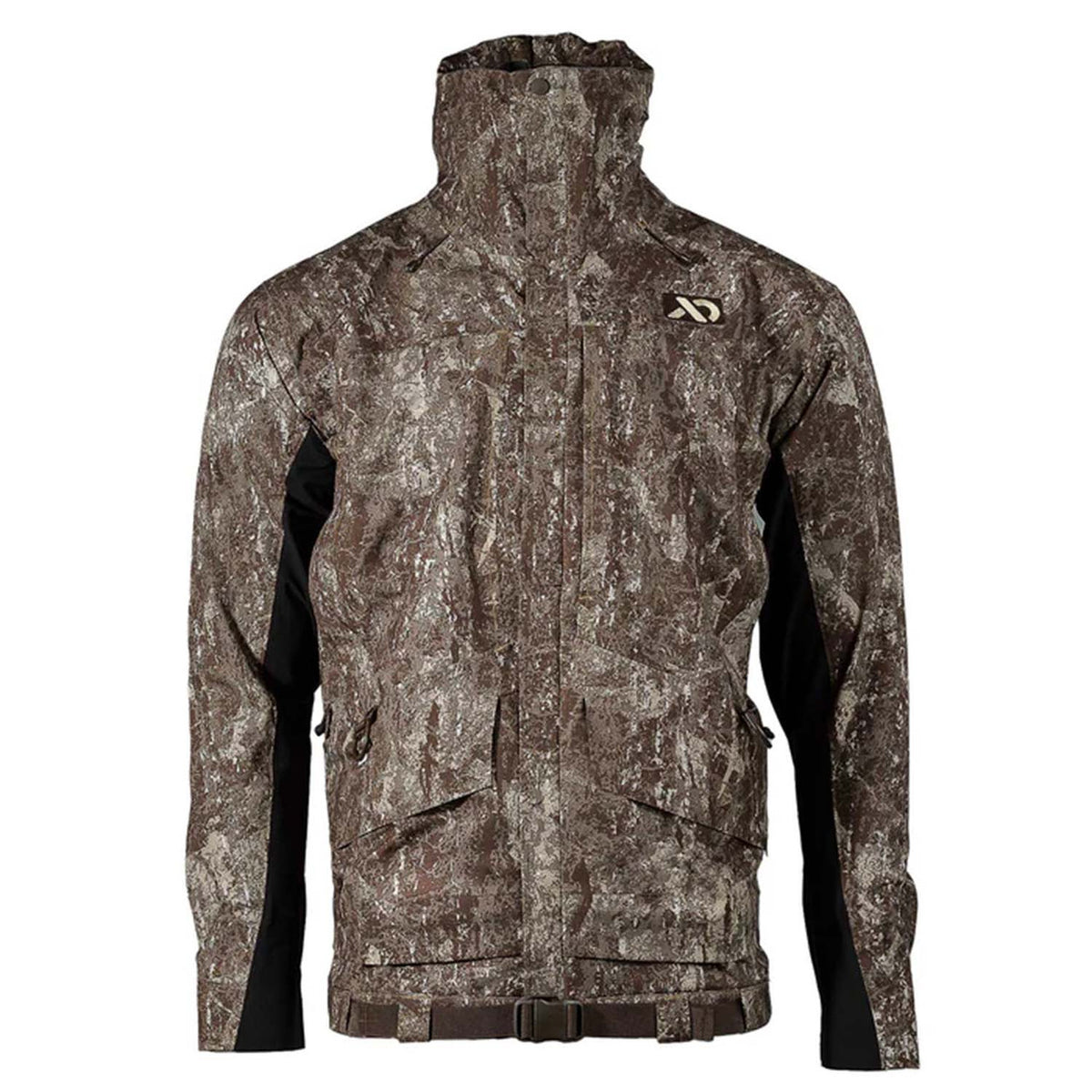 First Lite LZ 4.5-Layer Waterproof Hunting Jacket Hood Down Image