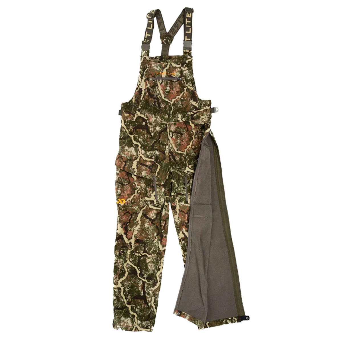 First Lite Phase Windproof Hunting Bib Leg Zipper Image