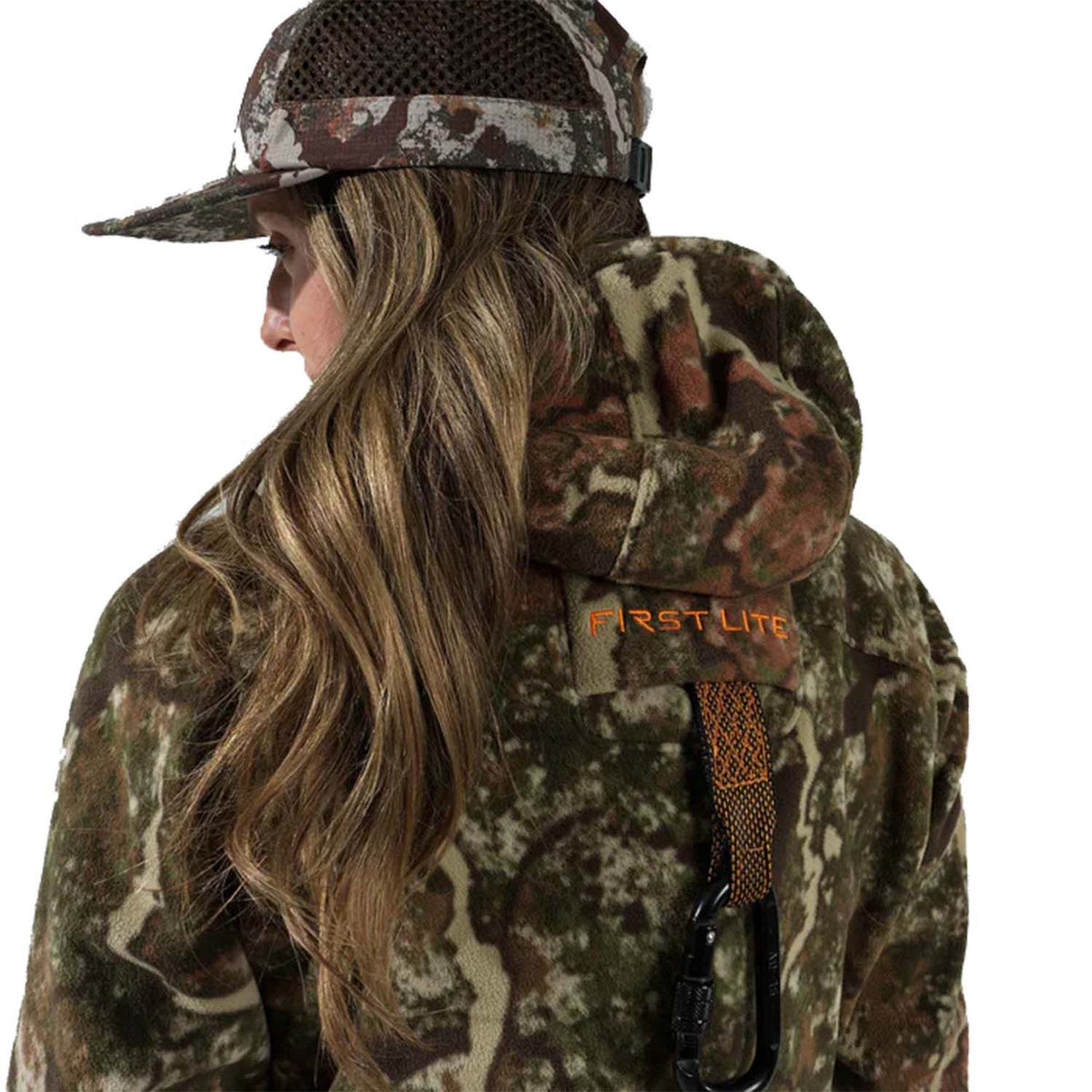 First Lite Women's Phase Jacket Back Harness Image