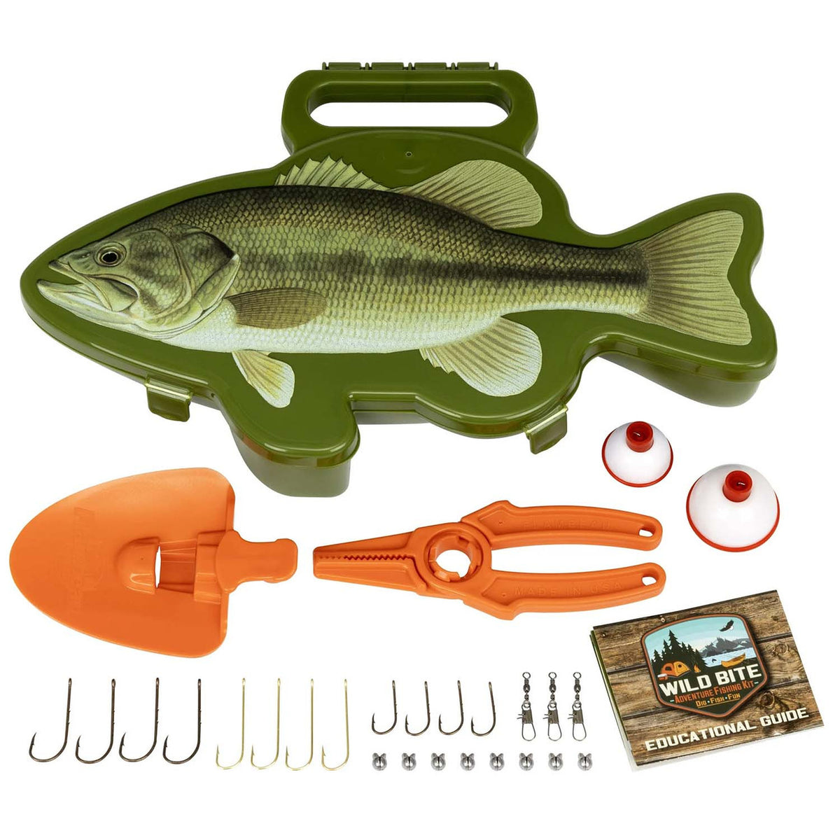 Wild Bite Adventure Fishing Kit in Bass