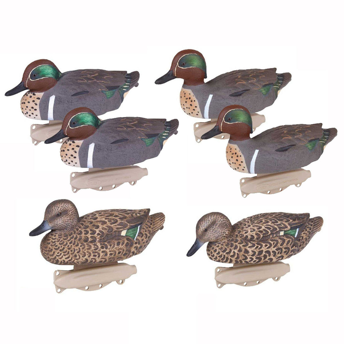 Flambeau Storm Front Classic Green-Winged Teal, 6-Pack Image