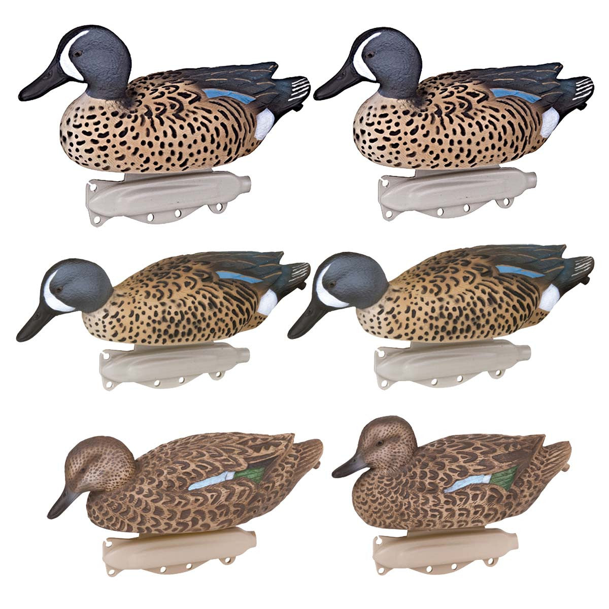 Flambeau Outdoors Storm Front 2 Classic Blue-Winged Teal Duck Decoys 6 Pack Image