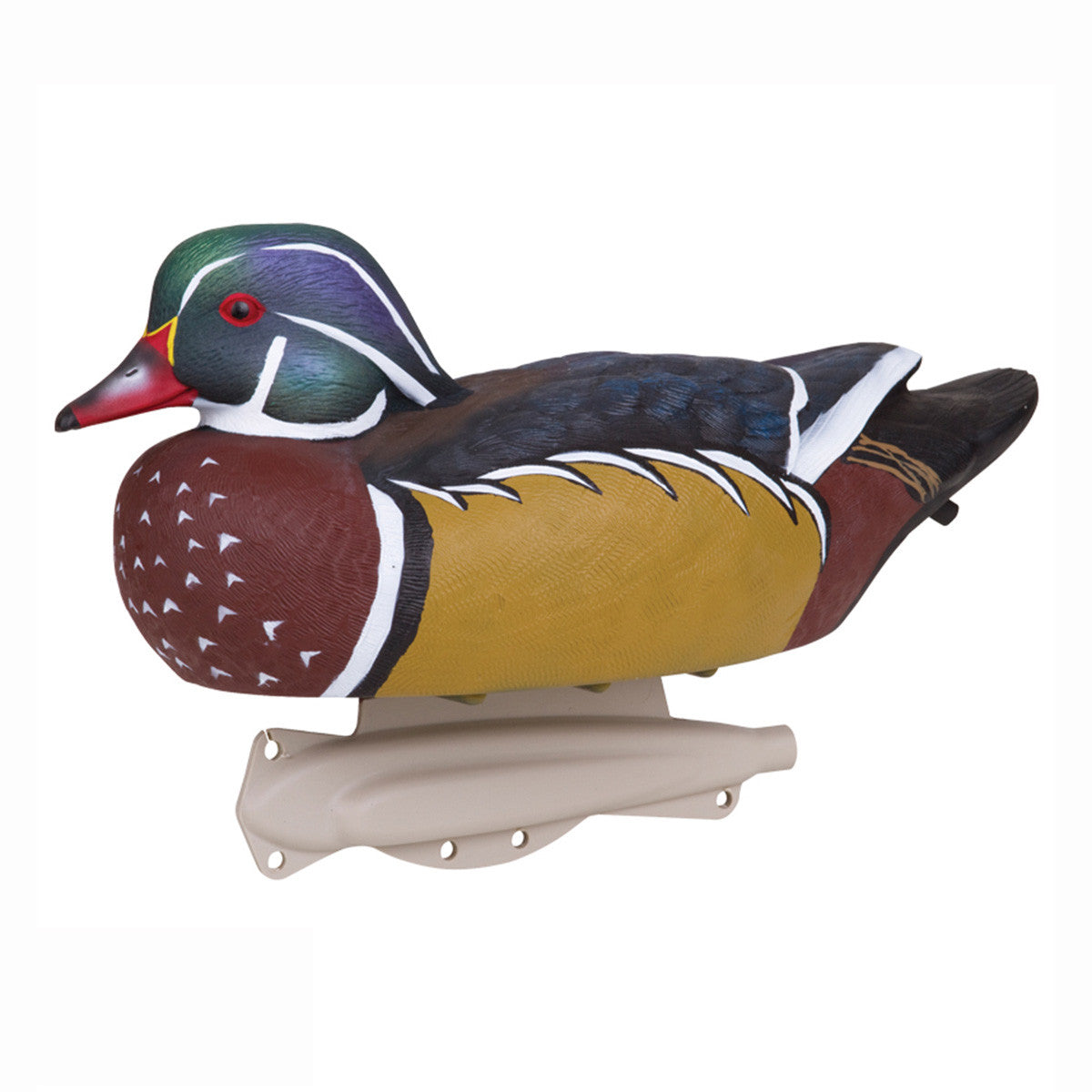 Flambeau Storm Front 2 Classic Floater Wood Ducks, 6 Pack Resting Drake Image