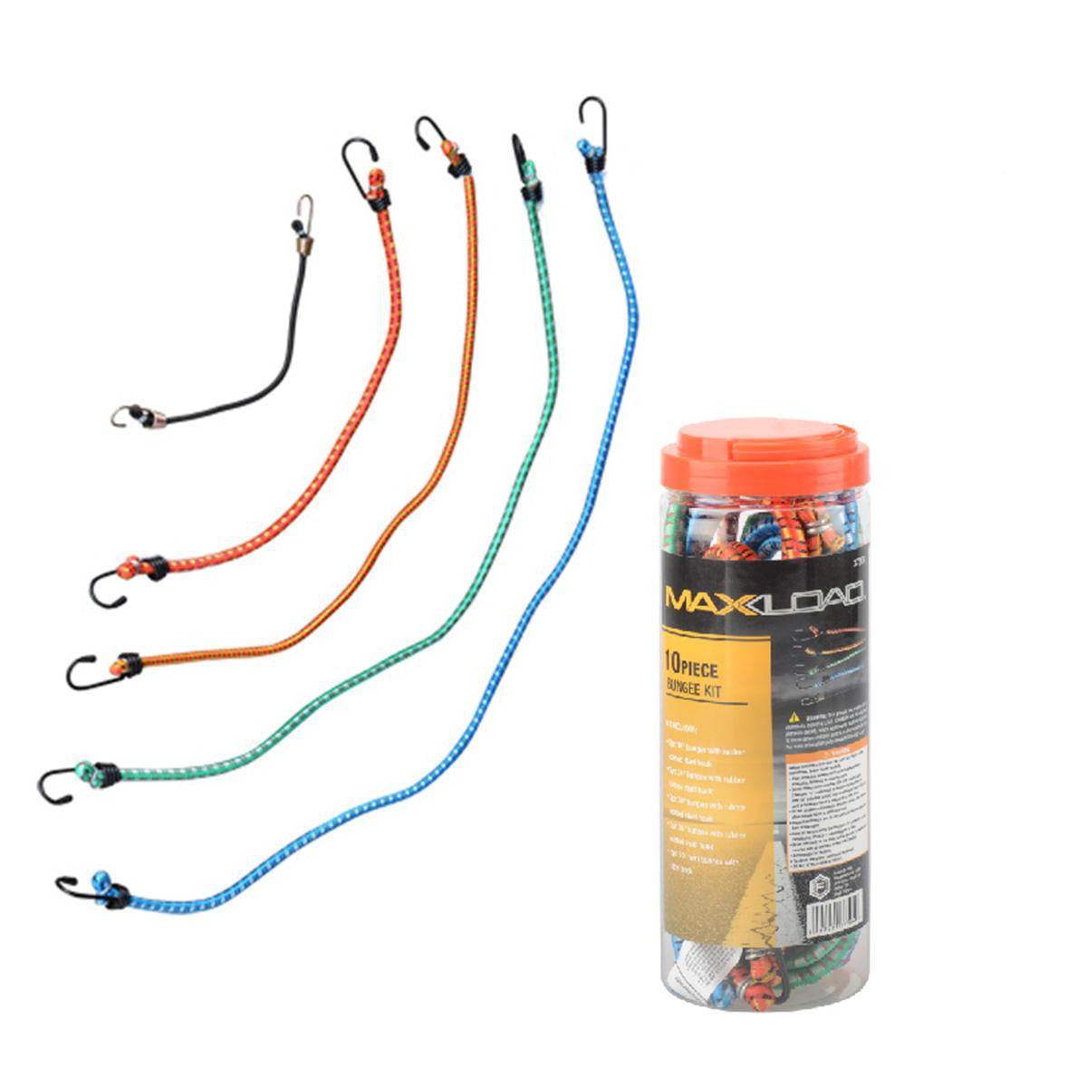 10 Piece Bungee Cord Set